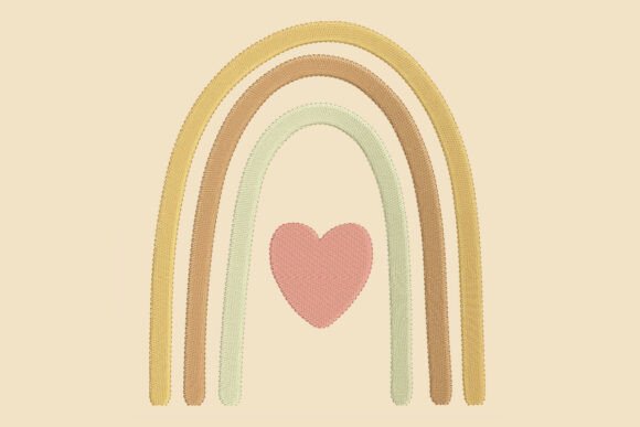 Download Dreamy Boho Rainbow Embroidery Design - Embroidery design Collection