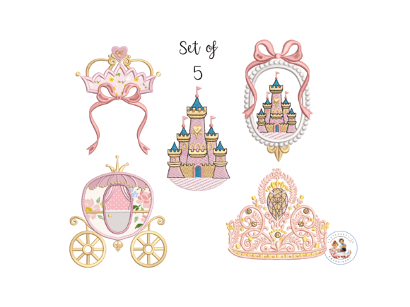 Download Royal Princess Embroidery Designs Bundle - Embroidery design Collection