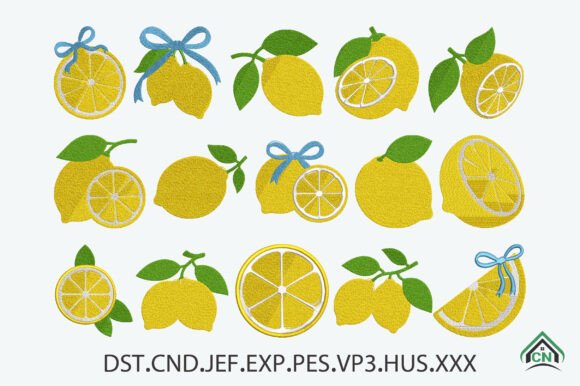 Download Lemon Embroidery Design Bundle - Embroidery design Collection