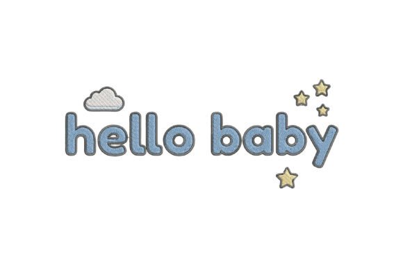 Download Hello Baby Embroidery Design - Embroidery design Collection