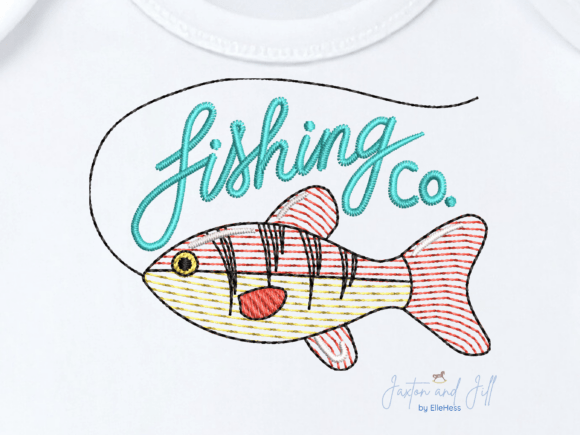 Download Fish Machine Embroidery Design - Embroidery design Collection