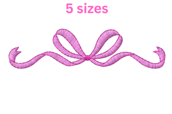 Download Wonderful Bow Embroidery Design - Embroidery design Collection