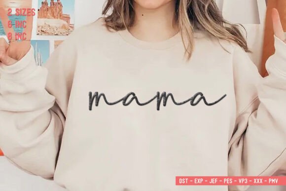 Download Mama Embroidery Design File - Embroidery design Collection