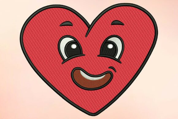 Download Emoji Heart Embroidery Design - Embroidery design Collection