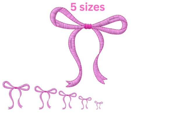 Download Bow Embroidery Design - Embroidery design Collection