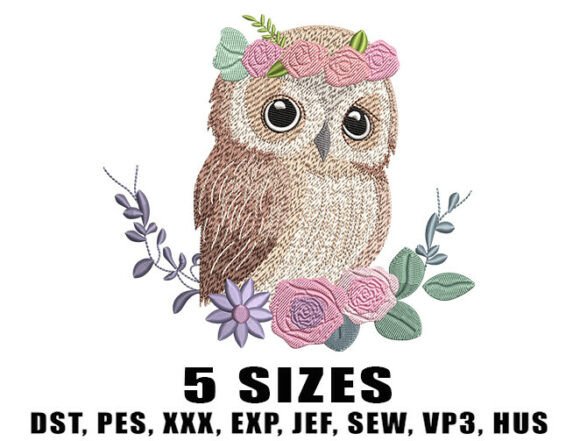 Download Boho Owl Nursery Embroidery Design - Embroidery design Collection
