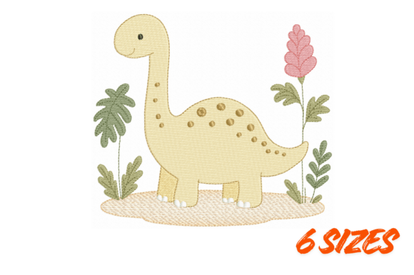 Download Cute Dinosaur Embroidery Design Art - Embroidery design Collection