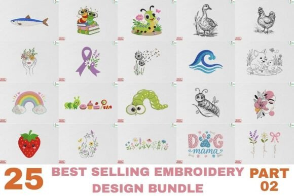 Download Beautiful Embroidery Design Bundle - Embroidery design Collection