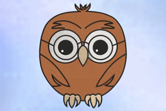 Download Nerdy Owl Embroidery Design - Embroidery design Collection