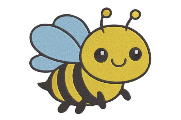Download Cute Bee Embroidery Design - Embroidery design Collection