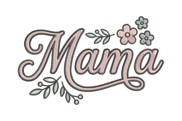 Download Floral Mama Embroidery Design - Embroidery design Collection